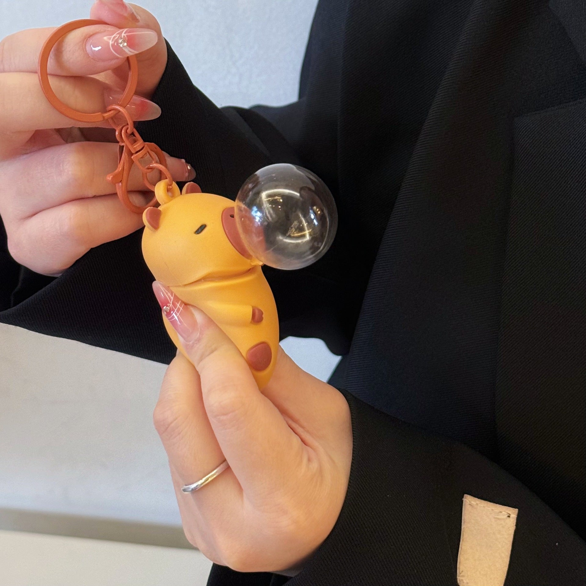 Squishy Capibara Porte-clés Anti-stress