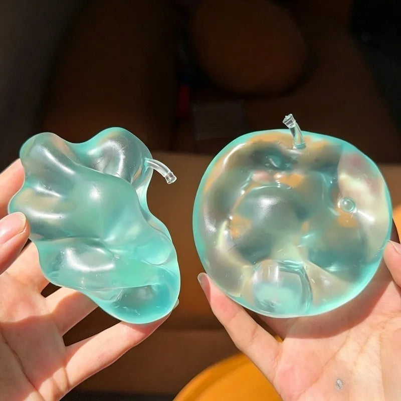 Squishy Pomme Transparente Anti-stress