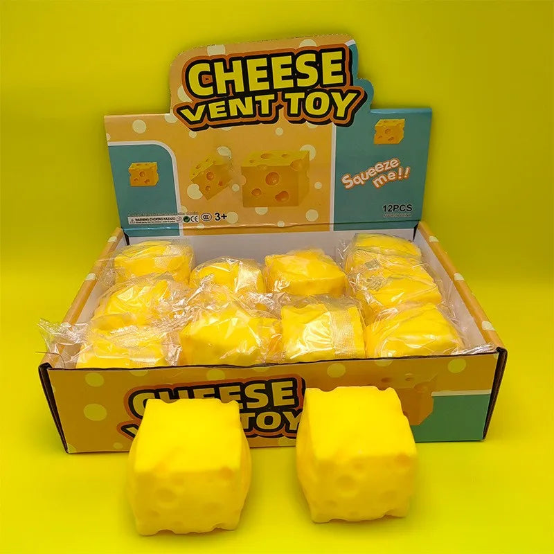 Squishy Cube de Fromage Anti-stress