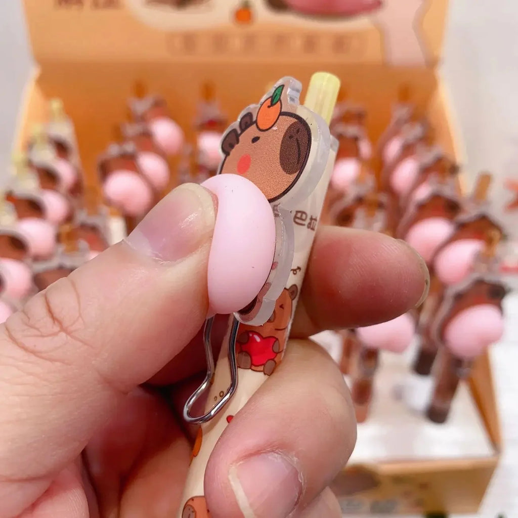 Stylo Anti-stress Capybara Squishy