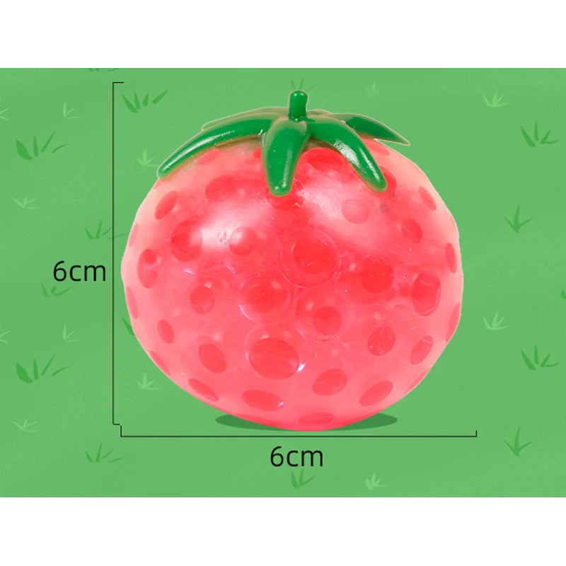 Squishy tomate anti-stress - vue d'ensemble