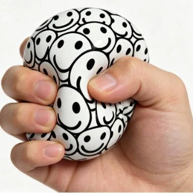 Balle anti-stress graffiti mystère en boîte surprise
