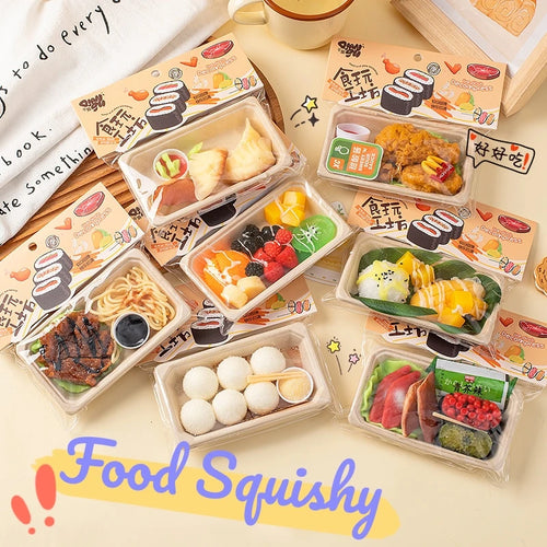 Assortiment Squishy Sushi Mochi Dumpling