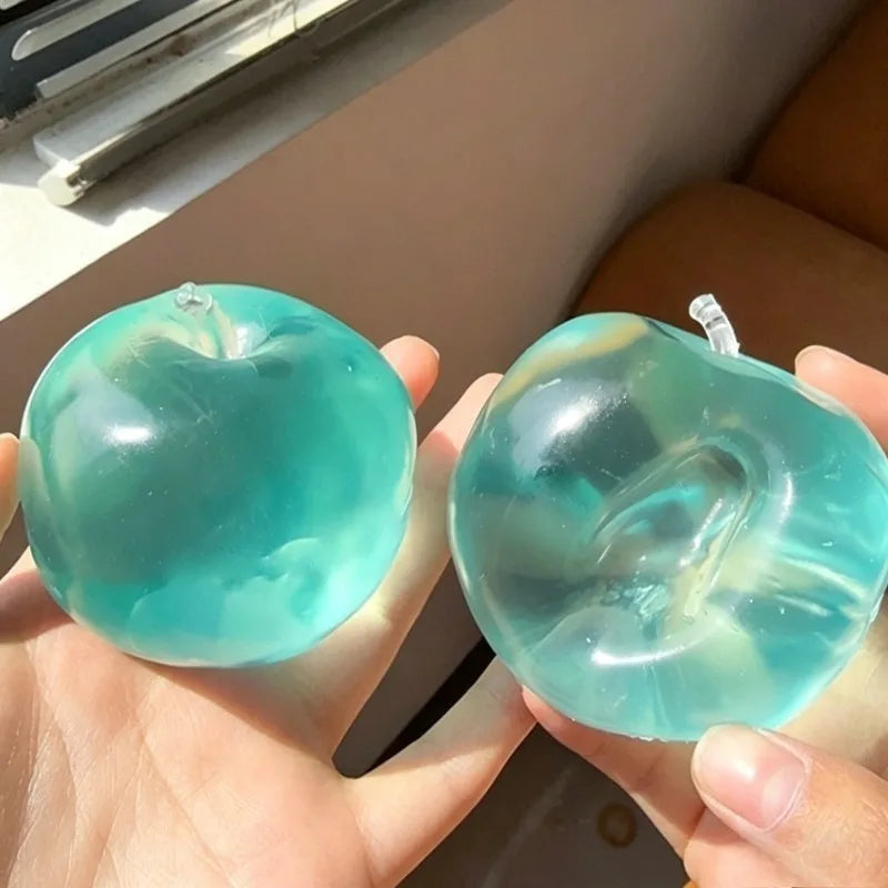 Squishy Pomme Transparente Anti-stress
