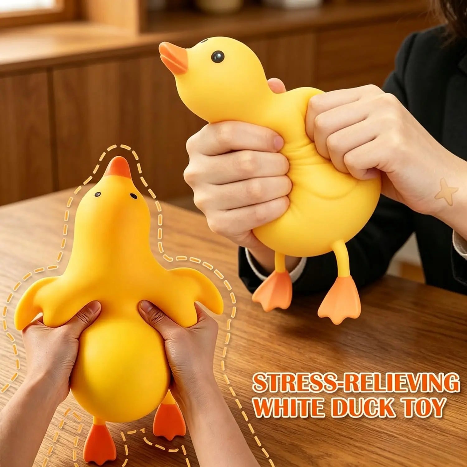 Canard Anti-stress Géant 33cm