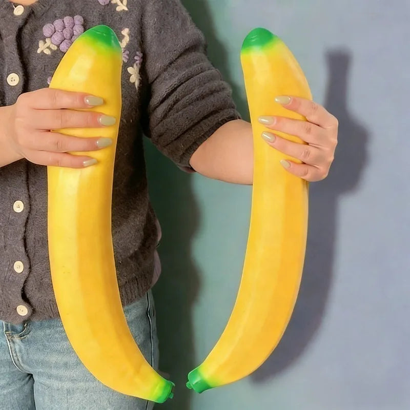 Squishy banane géante anti-stress