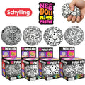 Balle anti-stress graffiti mystère - motifs assortis