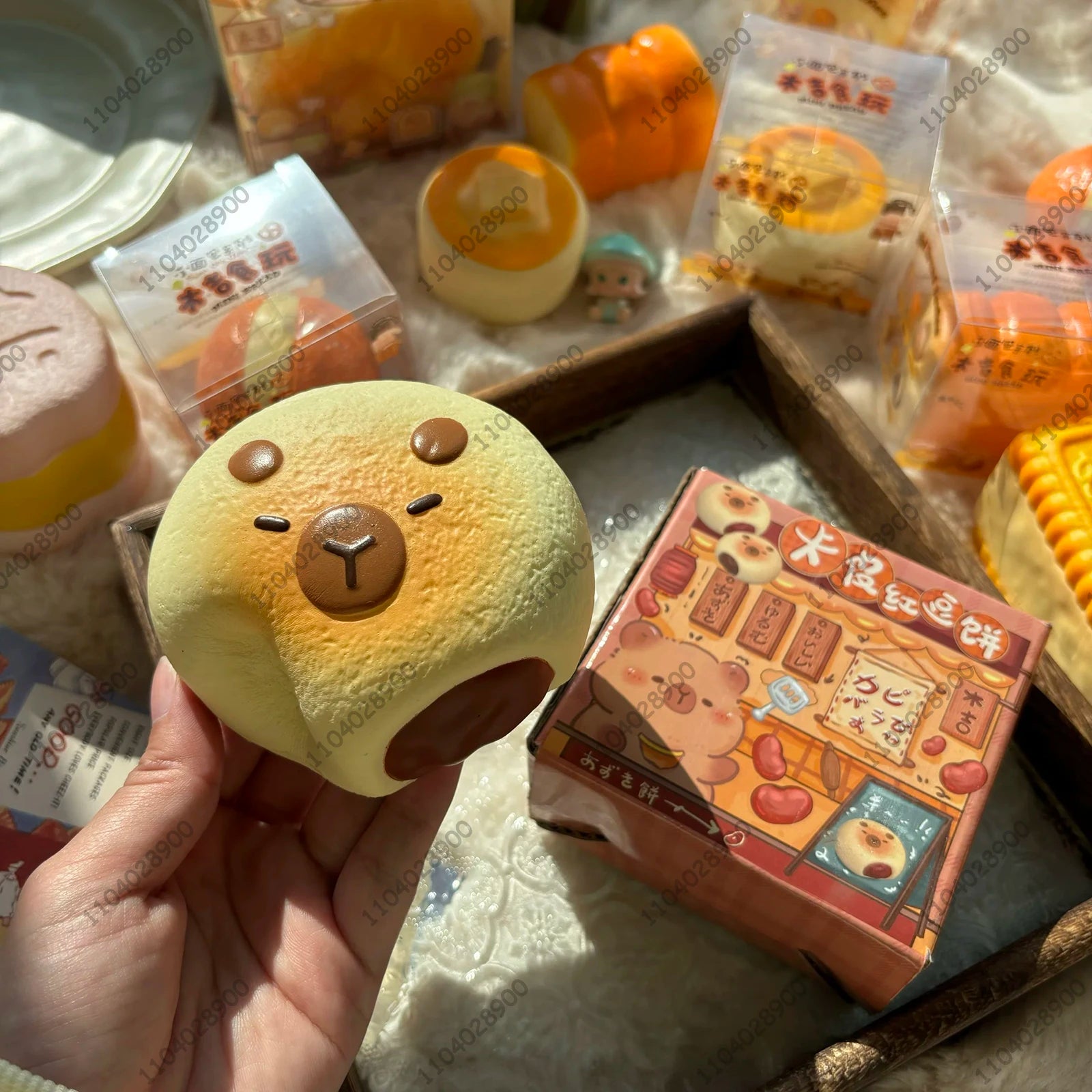 Squishy Capybara boulangerie anti-stress - pain