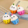 Porte-clés squishy tasse de bubble tea