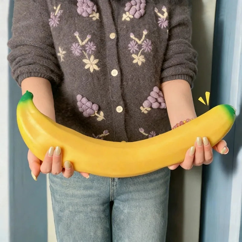 Squishy banane géante - texture