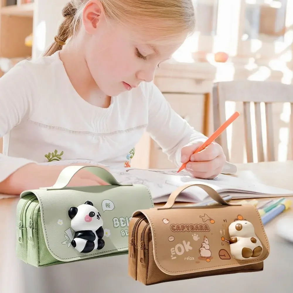Trousse Kawaii Capybara Anti-stress