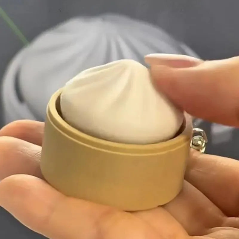 Porte-clés Squishy Petit Pain Vapeur
