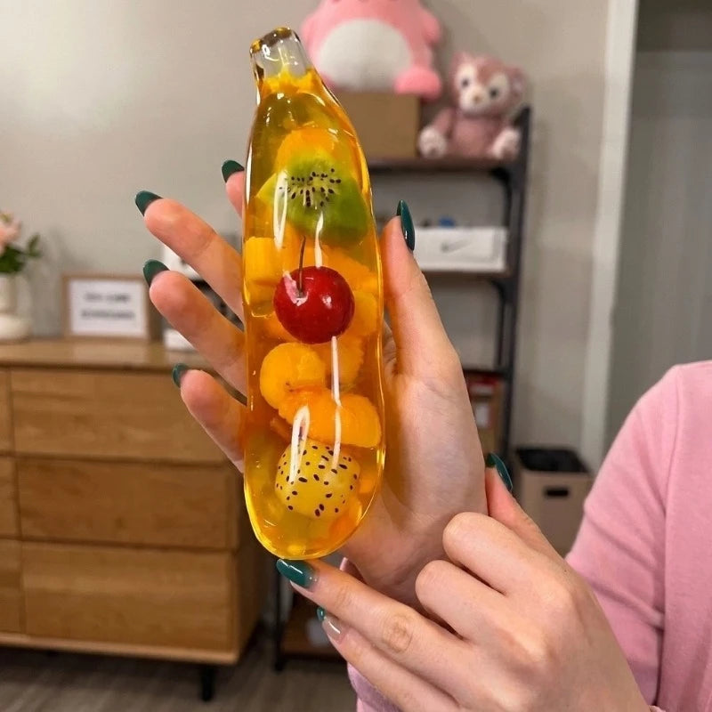 Squishy Banane Gelée détail