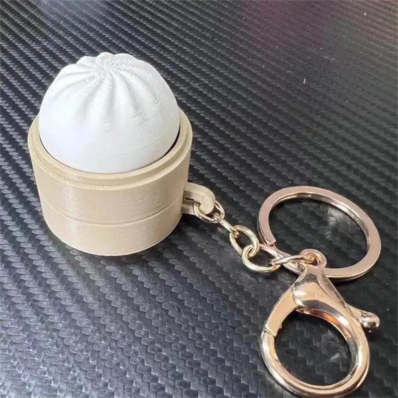 Porte-clés Squishy Petit Pain Vapeur