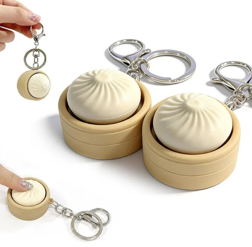 Porte-clés Squishy Petit Pain Vapeur