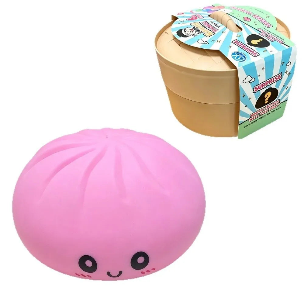 Squishy boulette géante anti-stress 16cm dans sa boîte vapeur
